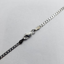 Load image into Gallery viewer, 14K White Gold Solid Cuban Curb Link Chain Necklace High Quality 2mm 16"~26"