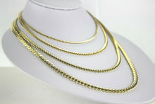 Load image into Gallery viewer, 14K SOLID Yellow Gold Miami Cuban Link Chain Necklace Everyone 2.5mm 5mm 18"-30"