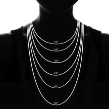 Load image into Gallery viewer, .925 Sterling Silver Cuban Curb Link Chain Necklace 1mm~15mm Men Women 16"~40"