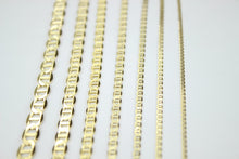 Load image into Gallery viewer, Authentic 10K Solid Yellow Gold Mariner Necklace Link Chain 2mm-7.5mm 16"~30"