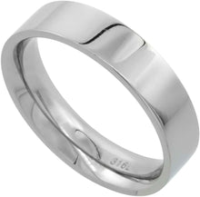 Load image into Gallery viewer, 5mm Surgical Stainless Steel Wedding Band Thumb Ring Best Quality Sizes 5-12