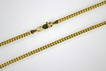 Load image into Gallery viewer, Authentic 10K Hollow Yellow Gold Franco Necklace Chain Men Women 2.5mm 16" - 30"