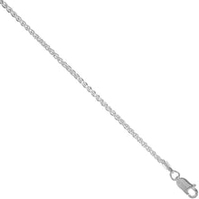 Load image into Gallery viewer, 925 Sterling Silver Spiga Wheat Chain Necklace Bracelet Men Women 2mm 7" to 30"