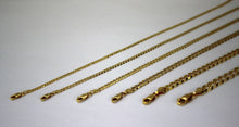Load image into Gallery viewer, 10K Solid Gold Cuban Link Necklace Chain for Men Women 3mm~10mm Size 16"~30"