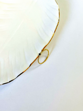 Load image into Gallery viewer, 14K Solid Gold Handmade Tiny Star Beaded Ring Band