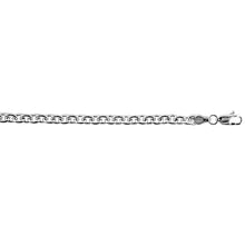 Load image into Gallery viewer, 925 Sterling Silver Solid Cable Link Chain Necklace Bracelet 4.6mm 7" to 30"