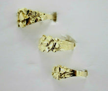 Load image into Gallery viewer, 10k Real Solid Yellow Gold Men Nugget Ring Small Medium Large All Sizes 6-13