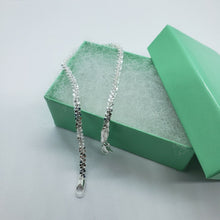Load image into Gallery viewer, Sterling Silver Sparkle Rock Chain Necklaces & Bracelets 2.9mm Diamond Cut 7-24"