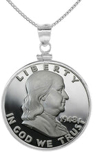 Load image into Gallery viewer, Sterling Silver & Gold Filled Half Dollar Bezel Screw Top 30mm Coin Edge 2 Color