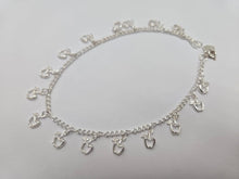 Load image into Gallery viewer, 925 Sterling Silver Anklet with Dangling Apples 14mm, Fits 9" to 10" Ankles