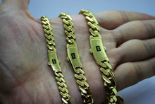 Load image into Gallery viewer, 10K Yellow Gold Miami Cuban Monaco Chain 6m - 9mm Necklace 16" - 30" Hollow