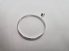 Load image into Gallery viewer, 925 Sterling Silver 1 oz Silver Eagle Coin Bezel 40.7mm 41mm Screw Top Coin Edge