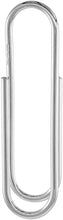Load image into Gallery viewer, 925 Sterling Silver Large Paper Clip Money Clip Made in Italy 2 3/8 x 5/8 inch