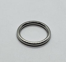Load image into Gallery viewer, Surgical Stainless Steel 2mm Domed Wedding Band Baby Thumb Toe Ring Sizes 1-12