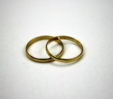 Load image into Gallery viewer, 10K Solid Yellow Gold Plain Knuckle Band Ring Kids Women Girl 2mm Size 2~7.5