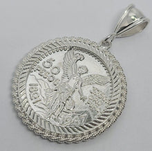 Load image into Gallery viewer, 925 Sterling Silver Coin Bezel 37mm Centenario 50 Peso Replica Centenario Mexico
