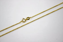 Load image into Gallery viewer, Authentic 10K Solid Yellow Gold Rolo Chain Necklace Width 0.9mm Size 16"~24"