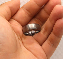 Load image into Gallery viewer, Tungsten Carbide Domed Plain Smooth Simple Brushed Finish Wedding Band Ring 8mm