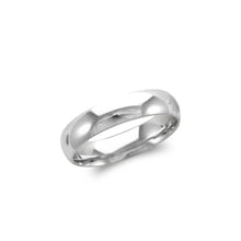 Load image into Gallery viewer, 14K Solid Gold 5mm Plain Wedding Band Ring Yellow White Sizes5-11 Free Engraving