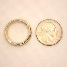 Load image into Gallery viewer, Tungsten Carbide Yellow Domed Brushed Finish Beveled Edge Wedding Band Ring 6mm