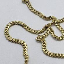 Load image into Gallery viewer, 14K Solid Yellow Gold 4mm Chain Miami Cuban Link Necklace Men Women 20" - 30"