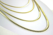 Load image into Gallery viewer, 14K SOLID Yellow Gold Miami Cuban Link Chain Necklace Everyone 2.5mm 5mm 18"-30"