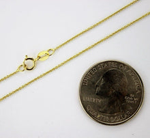 Load image into Gallery viewer, Authentic 14K Solid Yellow Gold Handmade Personalized Name Pendant w/out Rolo