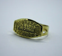 Load image into Gallery viewer, 10K Solid Yellow Gold Last Supper Ring