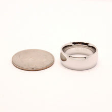 Load image into Gallery viewer, Stainless Steel Smooth Plain Domed High Polish Wedding Band Thumb Ring 8mm