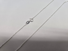 Load image into Gallery viewer, 925 Sterling Silver Thin Cable Link Chain Necklace Bracelet 1.1mm 16" to 20"