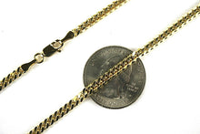 Load image into Gallery viewer, 10K Solid Yellow Gold Miami Cuban Link Chain Necklace for Everyone 3mm 18"-30"