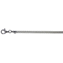 Load image into Gallery viewer, 925 Sterling Silver Round Mesh Chain Necklace Bracelet Italy 3mm 7" to 20"