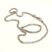Load image into Gallery viewer, Stainless Steel Miniature Popcorn Chain Necklace 2.5mm Wide, Sizes 18-24 Inches