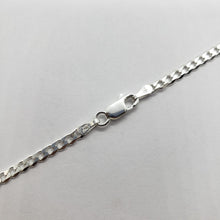 Load image into Gallery viewer, 925 Sterling Silver Curb Cuban Link Chain Necklaces Men Women 2.1mm Size 16"~30"