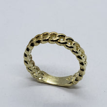 Load image into Gallery viewer, Authentic 10K Yellow Gold Fixed Chain Ring Quality Workmanship 5mm Size 6 to 10