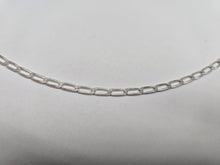 Load image into Gallery viewer, 925 Sterling Silver Solid Long Curb Link Chain Necklace Bracelet 3mm 7" to 30"