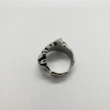 Load image into Gallery viewer, Surgical Stainless Steel Fangs Biker Ring for Men 3/4 inch 20mm Size 9 to 15