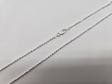 Load image into Gallery viewer, 925 Sterling Silver Faceted Pallini Bead Ball Chain Necklace Bracelet 1.8mm