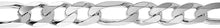 Load image into Gallery viewer, 925 Sterling Silver Heavy Thick Figaro Chain Bracelet Necklace 13mm 8" - 30"
