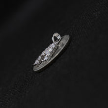Load image into Gallery viewer, 925 Sterling Silver 26 Alphabet Initial Pendant Simplified Sans Decorated
