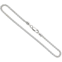 Load image into Gallery viewer, 925 Sterling Silver Spiga Wheat Chain Necklace Bracelet 2.5mm Length 7" to 30"