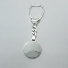 Load image into Gallery viewer, 925 Sterling Silver Key Chain Soccer Ball Futbol Football Key Ring Made in Italy
