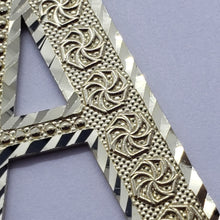 Load image into Gallery viewer, 10K Solid Yellow Gold Diamond Cut Initial Alphabet Letter Pendant Charm 2 Sizes