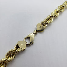 Load image into Gallery viewer, Authentic 10k Solid Yellow Gold Thick Heavy Rope Chain Necklace 9mm, 22"-30"