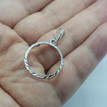 Load image into Gallery viewer, Sterling Silver Dime Bezel 18 mm Coins Prong Back Diamond Cut 10 Cent Coin