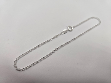Load image into Gallery viewer, 925 Sterling Silver Thin Italian Rolo Chain Necklace Light Weight 2mm 7" to 30"