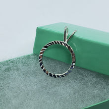 Load image into Gallery viewer, Sterling Silver Dime Bezel 18mm Coin Frame Bezel Pendant Diamond Cut Finish Dime