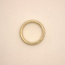 Load image into Gallery viewer, Tungsten Carbide Yellow Domed Brushed Finish Beveled Edge Wedding Band Ring 6mm