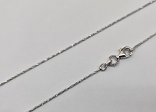Load image into Gallery viewer, 925 Sterling Silver Fine Rounded Cardano Snake Chain Necklace 0.8mm 16" to 18"