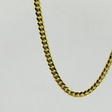 Load image into Gallery viewer, 14K Hollow Yellow Gold Miami Cuban Link Chain Bracelet Necklace 3mm Size 7"~28"